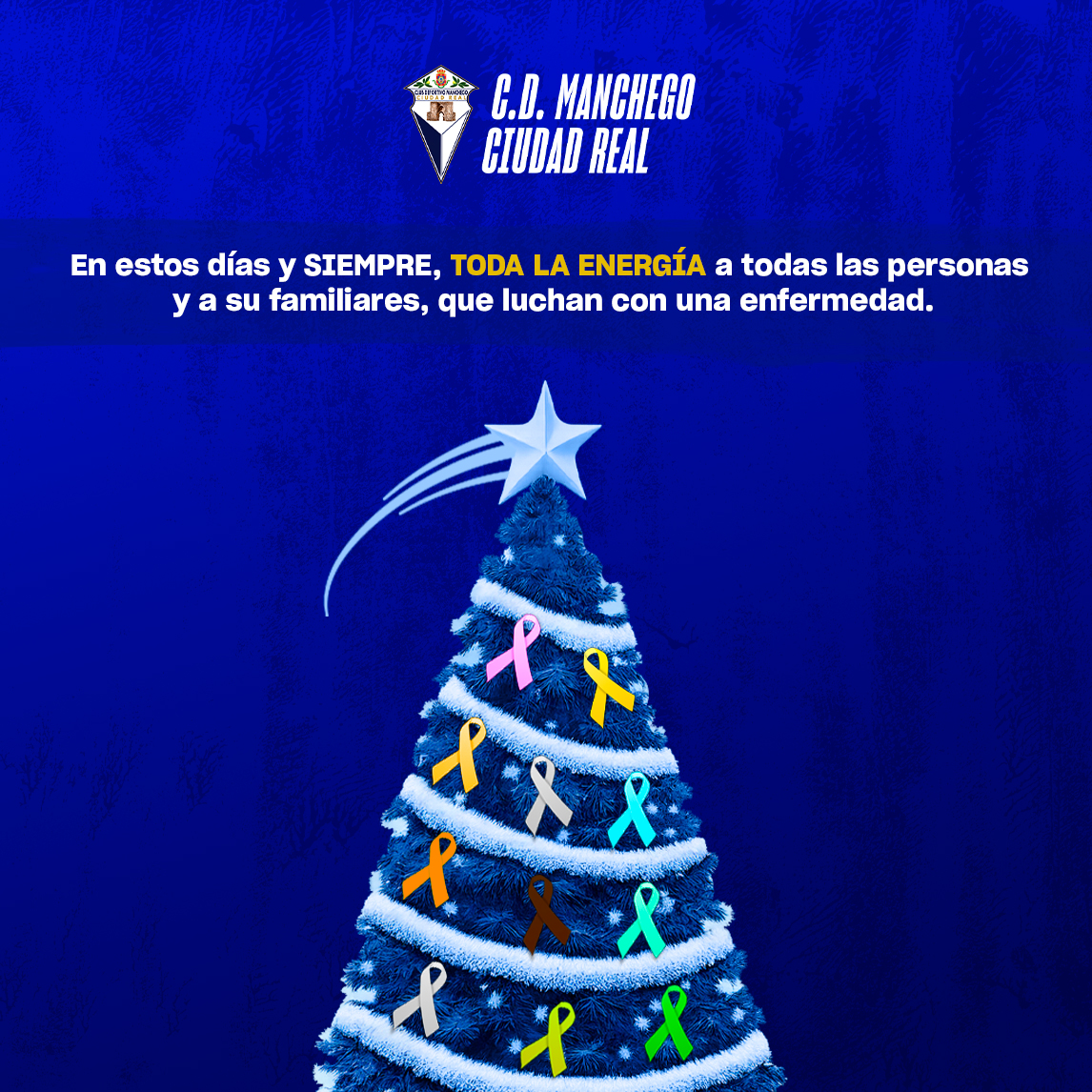 🎗️Hoy, día de la Nochebuena, como siempre, nos reuniremos para cenar juntos, para celebrar en familia. Tradición que motiva los reencuentros, la celebración, y en todos estos días cargados de especiales sentimientos, un recordatorio muy especial; todo el ánimo, la fuerza, la