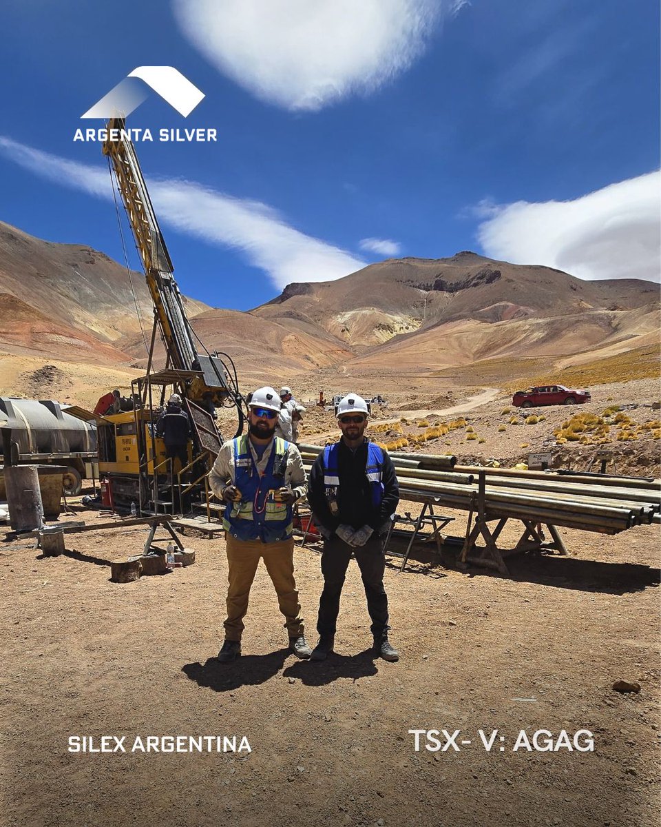 argentasilverag's tweet photo. Momentum continues at El Quevar as the summer drilling program advances. CEO Joaquin Marias is on site this week with Chief Geologist, Guillermo Peralta. 

Stay tuned for news updates!

📈 TSXV: AGAG | OTCQB: AGAGF
$AGAGF $AGAG #Argenta #ArgentaSilver #AGAGF #AGAG #silver #silvermine