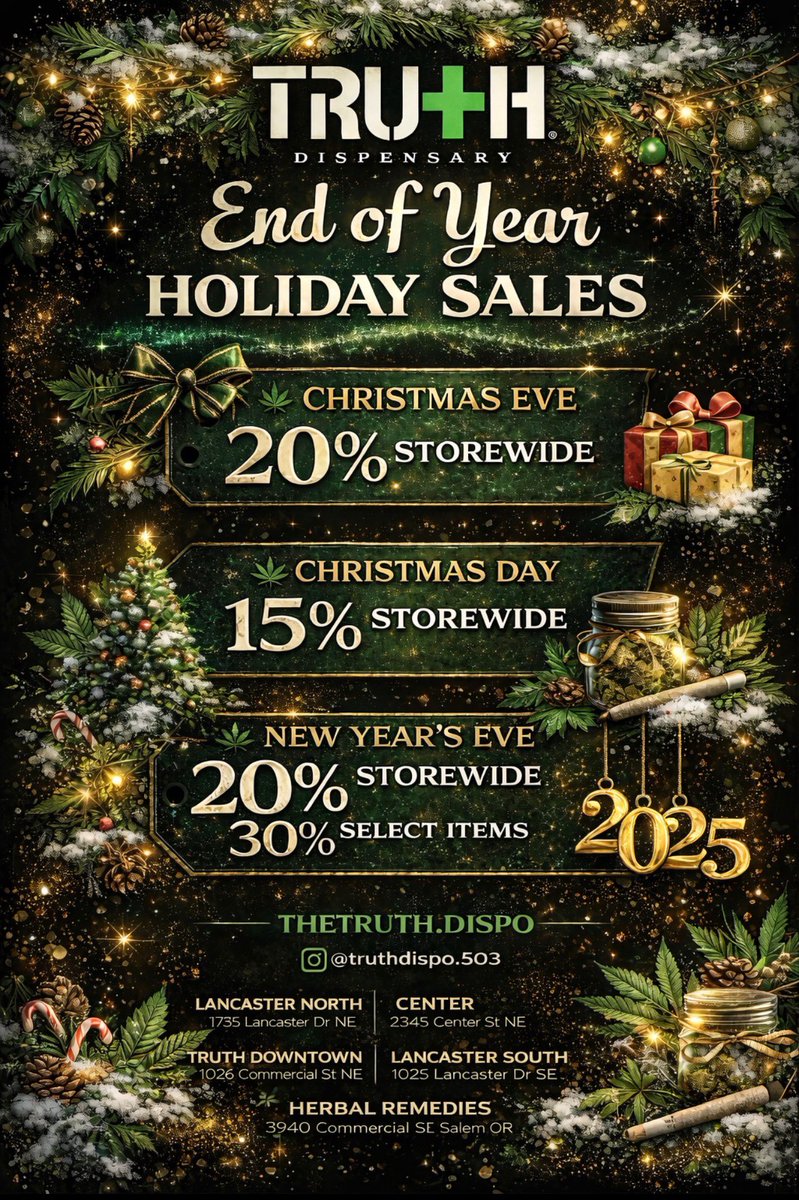 TruthOregon's tweet image. Guys what’s happening this holiday season! Make sure to stop by!