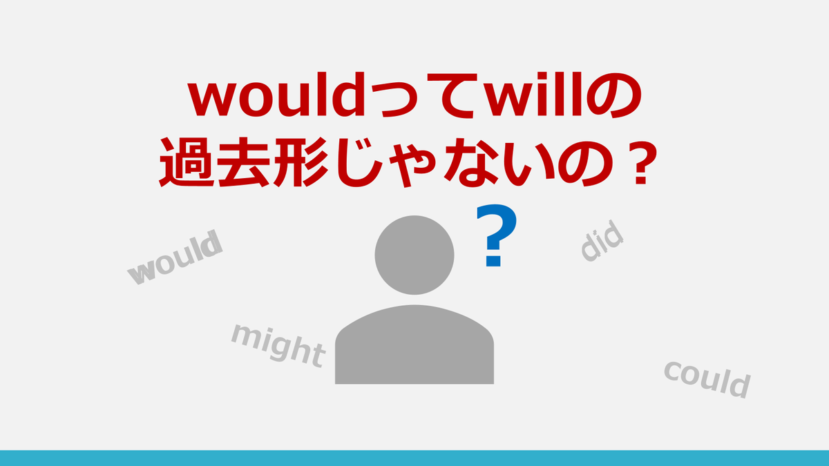 norio_TOEIC's tweet photo. wouldはwillの過去形って習ったし、couldはcanの過去形って習った。でも、なんかしっくり来なくないですか？

実は、「日本語からは想像できない過去形に対する考え方」を理解したら一瞬で理解できるんです。復習にどうぞ！ https://t.co/v2i4nApuuk