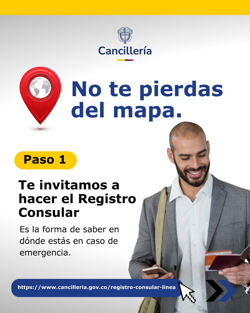 CancilleriaCol's tweet image. Antes de salir del país, ten en cuenta esta información en caso de requerir asistencia consular ante cualquier eventualidad.