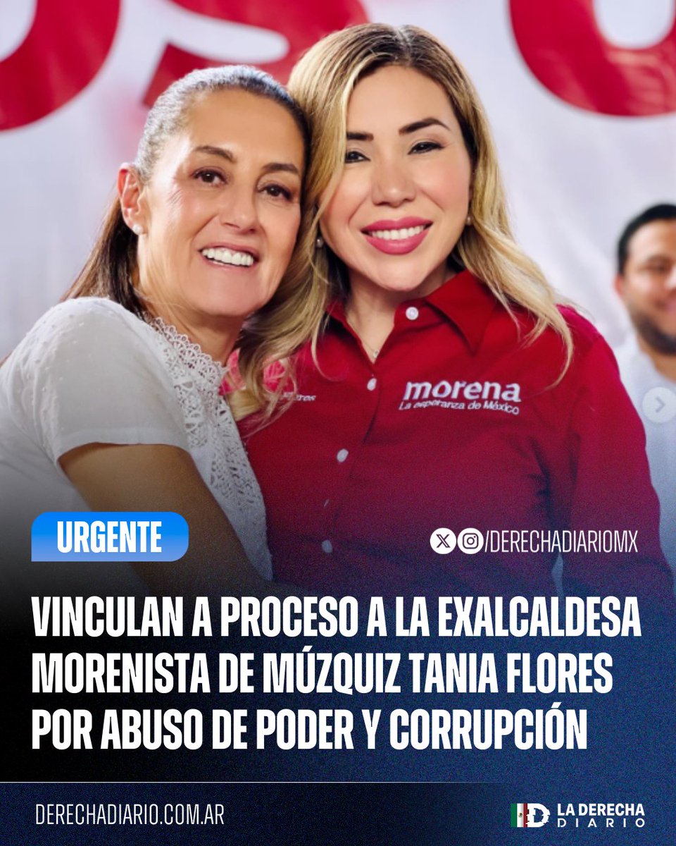 🇲🇽 | MORENA ES UN NIDO DE RATAS: La exalcaldesa morenista de Múzquiz, Tania Flores, fue vinculada a proceso acusada de presuntamente desviar 280 millones de pesos durante su gestión: Su hermano, Tony Flores, es poseedor de varios lujos, entre ellos, un Lamborghini Huracán rojo.