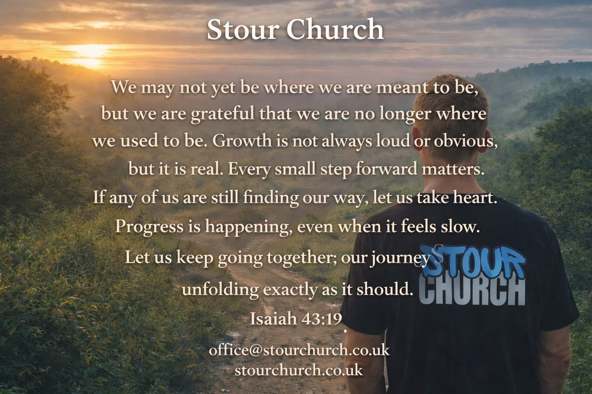 STUDY 📚 | Reflecting on a year that has come and gone, and the one ahead, has lead us to Isaiah 43:19 (ESV):
 
Behold, I am doing a new thing;
now it springs forth, do you not perceive it?
I will make a way in the wilderness
and rivers in the desert

#Stourbridge | #JesusIsLord