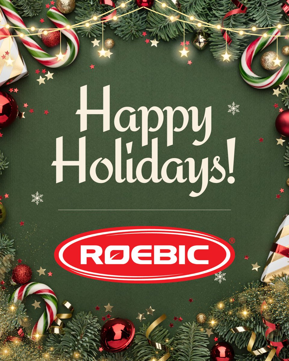 🎄 Season’s Greetings from all of us at Roebic!

May your holidays be filled with comfort, cheer and worry-free flow throughout the season and beyond.

Thank you for trusting Roebic to help keep your home running at its best.

#roebic #septicsystem #plumbingcare #happyholidays