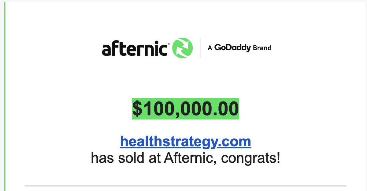 QualityNames_'s tweet image. 🙏Grateful to God, Dadaji, Family, and Friends 🙏

✨ Giving Back to the Community with the Full Journey of HealthStrategy .com — From a $3K Acquisition to a $100K Sale in 18 Months

Earlier this week, I promised the domain investment community that I would share the complete…