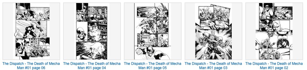 andymacdeez's tweet photo. #TheDispatch : The Death of Mecha Man art is up for sale NOW: https://t.co/wuur9Z7icS https://t.co/jCHShT3dZr