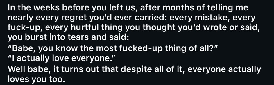 tropotropotropo's tweet image. This part of james ransone's wife's post about him made me cry jesus