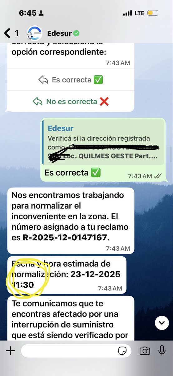 vickyconejero's tweet photo. @OficialEdesur @mayrasmendoza 
Hace 24hs sin luz ÚNICA CASA EN EL BARRIO (confirmado por edesur y un electricista que el problema es de EDESUR) - NADIE VINO. Kgs de comida tirados a la basura, nadie da una respuesta
#edesur #CortedeEnergia https://t.co/9lYvA92PVk