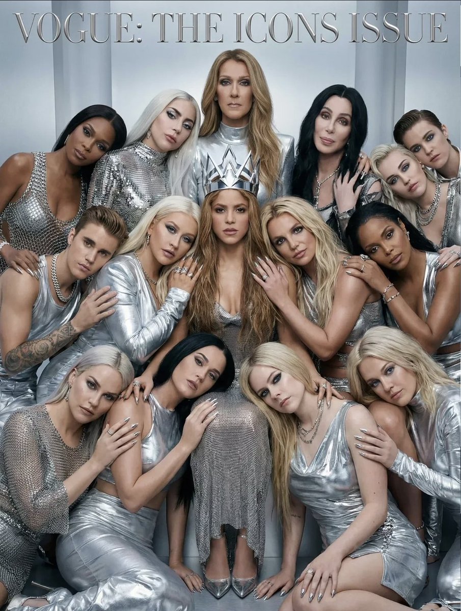 elesemilio's tweet image. the ICONS of pop music 🩵