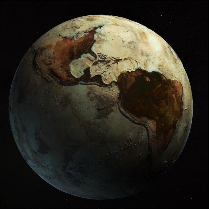 konstructivizm's tweet photo. Our planet without water and air with enhanced relief https://t.co/JtsrHhj0wz