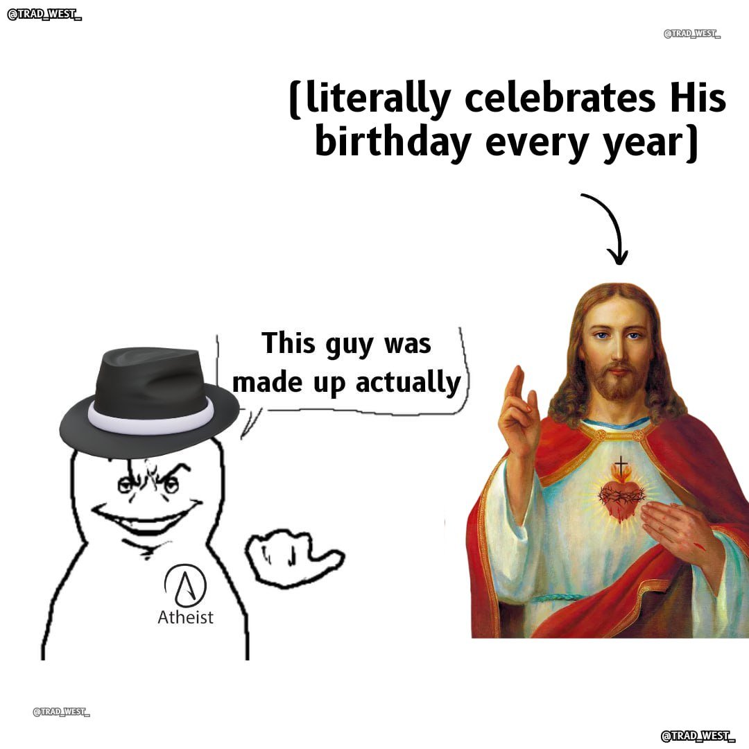 trad_west_'s tweet image. A most Holy and Merry Christmas!