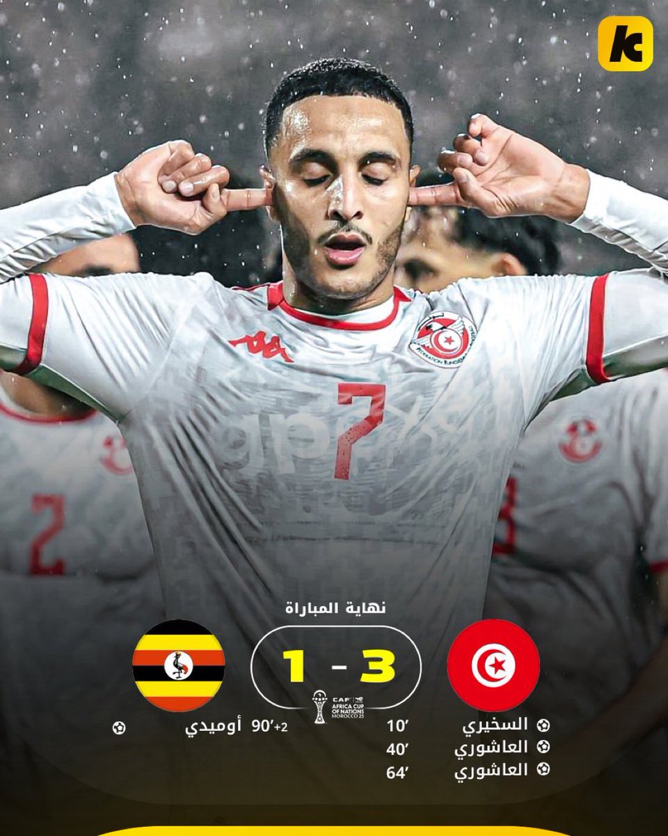 مبروك الفوز للمنتخب التونسي الشقيق 3-1 ضد أوغندا ❤️❤️
#CAN2025