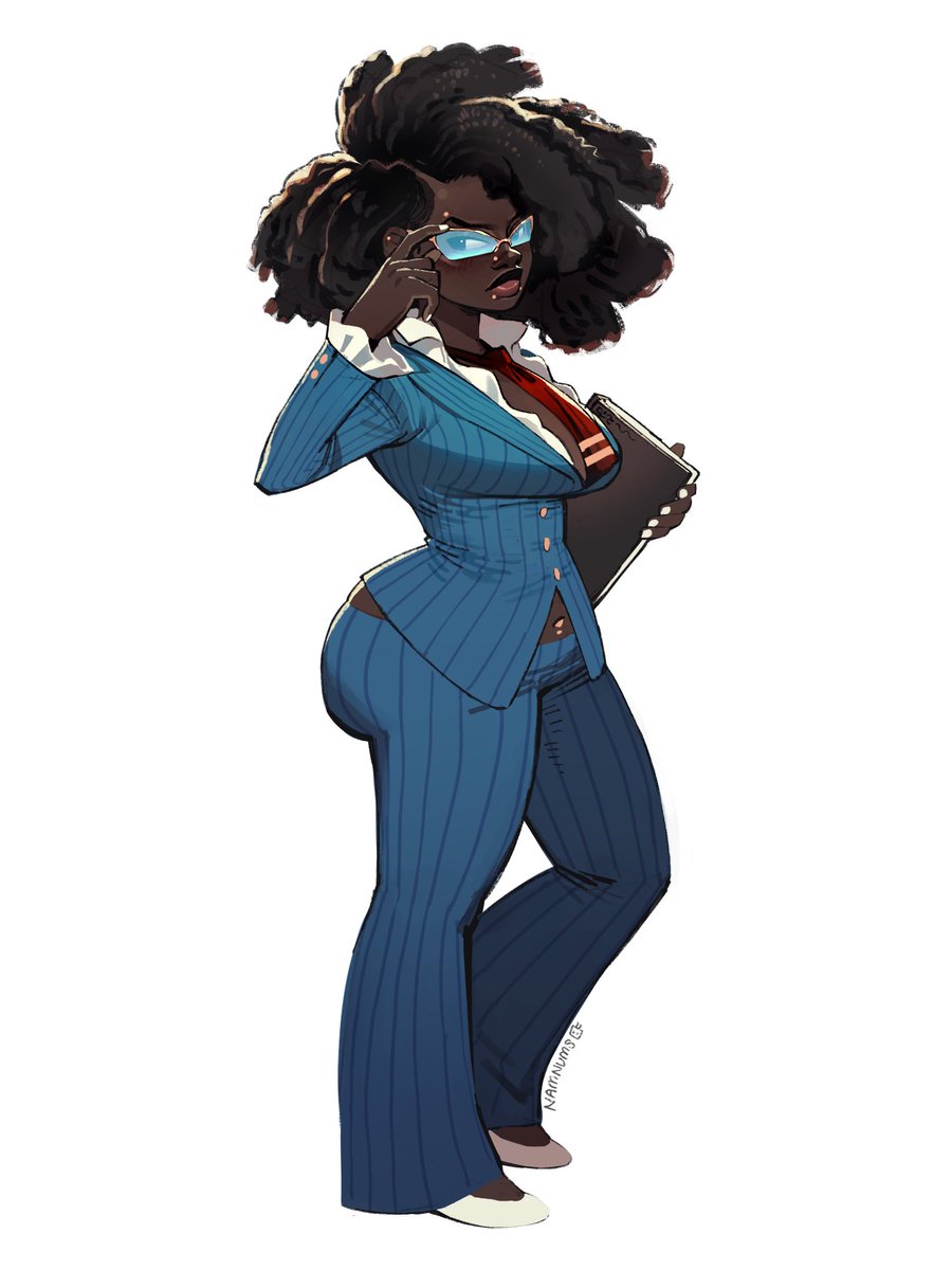 NamNumss's tweet image. Character design commission