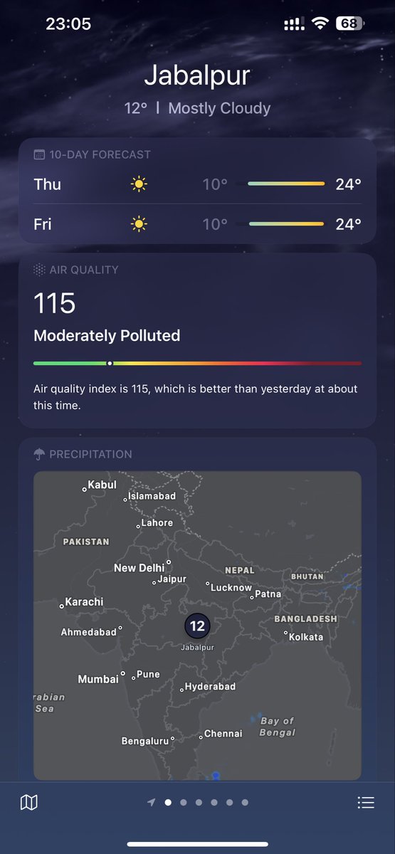 AltCtrlDeploy's tweet photo. I thought moving to a small tier 3 city will be a good idea.

and everytime I look at the AQI for my hometown it's even worse than some metro cities like bangalore.

what about your home city ? https://t.co/430NQC0LUv