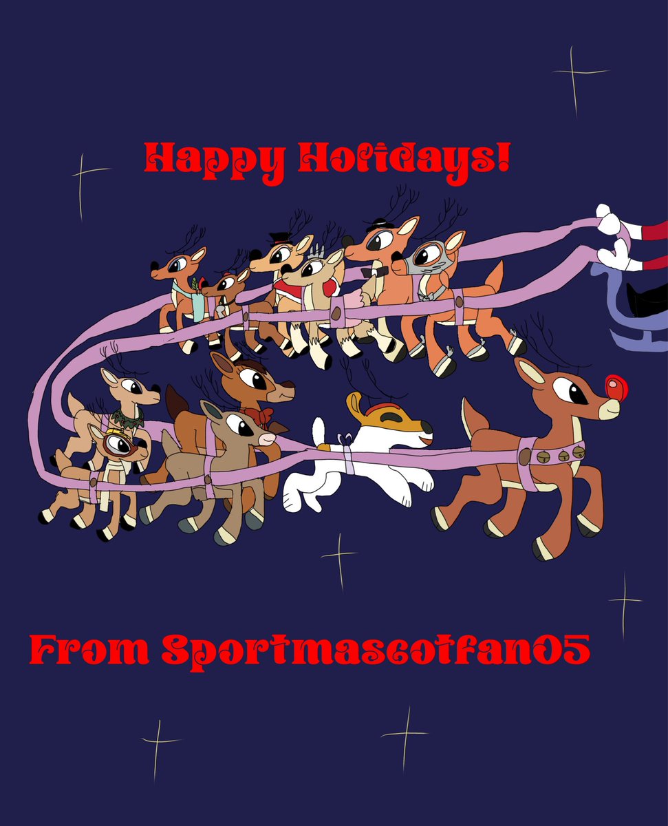 Sportmascotfan's tweet image. Since my house is going to be pretty busy during Christmas Eve and day, I want to give you this early Christmas gift for all of you #Dasher #Dancer #Prancer #Vixen #Comet #Cupid #Donner #Blitzen #Annabelleswish #Robbiethereindeer #Olivetheotherreindeer #Rudolph