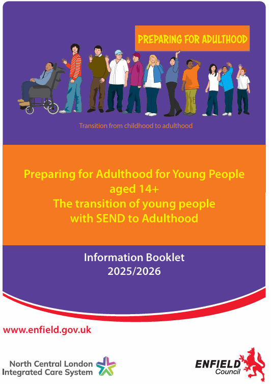 'Introduction to Preparing for Adulthood' for parents of young people aged 14+ on Fri, 9th Jan, gives an overview of the transition process &amp; introduces the info &amp; events available to support you throughout.
Details at: enfield.gov.uk/services/child…