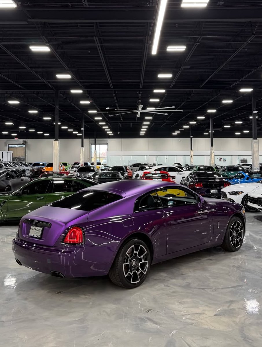 nocarcontext's tweet image. Rolls Royce Wraith 💜💜