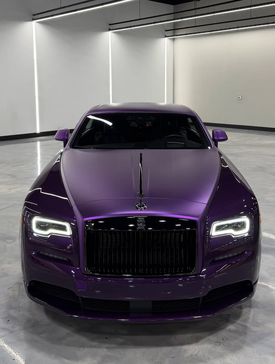 nocarcontext's tweet image. Rolls Royce Wraith 💜💜