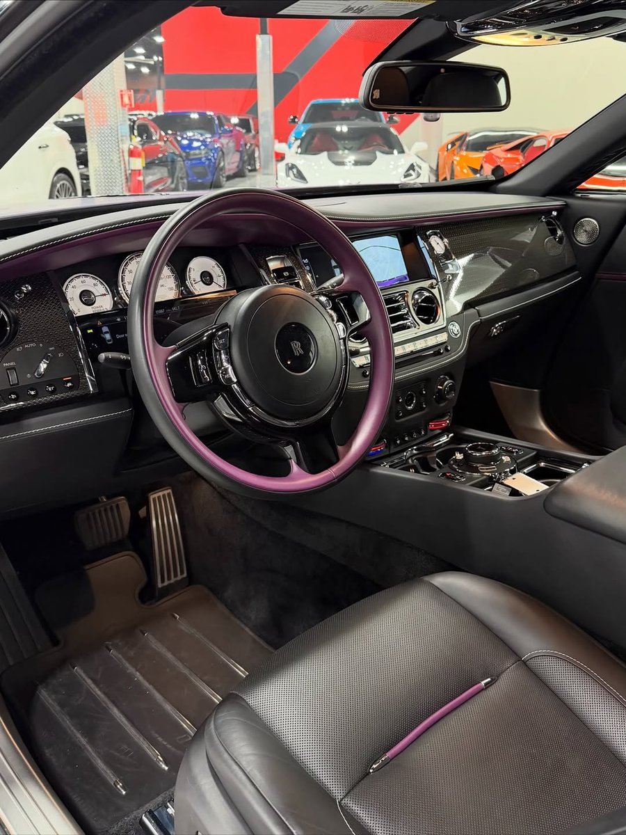 nocarcontext's tweet image. Rolls Royce Wraith 💜💜
