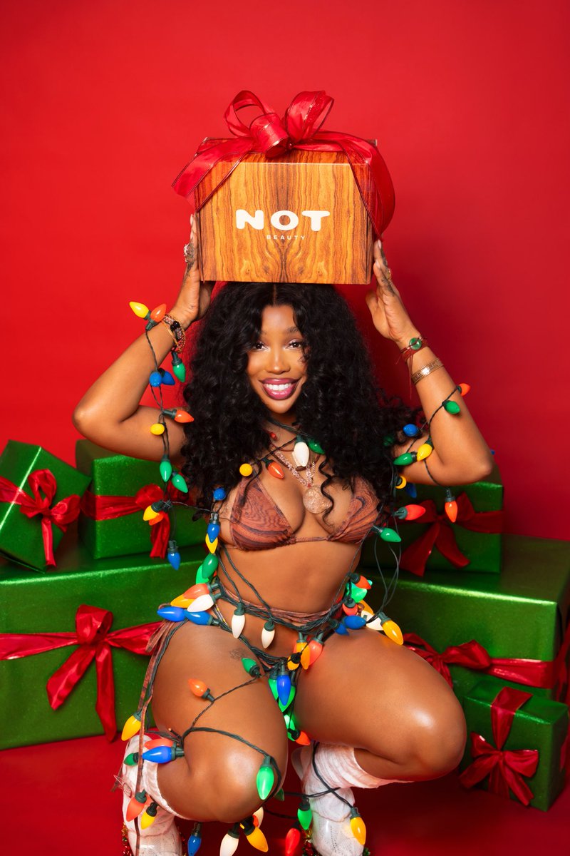 sza's tweet image. JUST CAME TO SAY NOT BEAUTY RESTOCK GOES LIVE 10AM PST TOMORROW!!! 🫂🫡❤️SEE YOU THERE!!