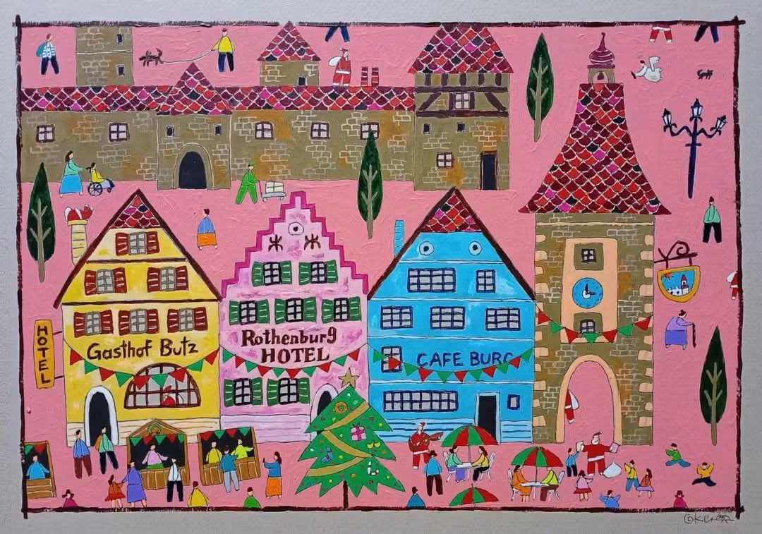 とても好きな作品。 原画のみならずマグカップもあります。 今展示作品