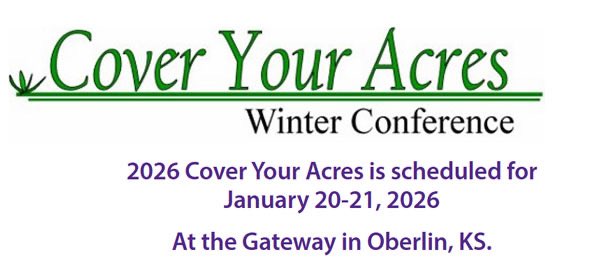 The 23rd annual Cover Your Acres Winter Conference returns Jan. 20–21 in Oberlin, bringing research-based updates and practical insights for crop production in northwest Kansas and the Central High Plains. Learn more and register: bit.ly/3MHMlie 
#kstateagronomy