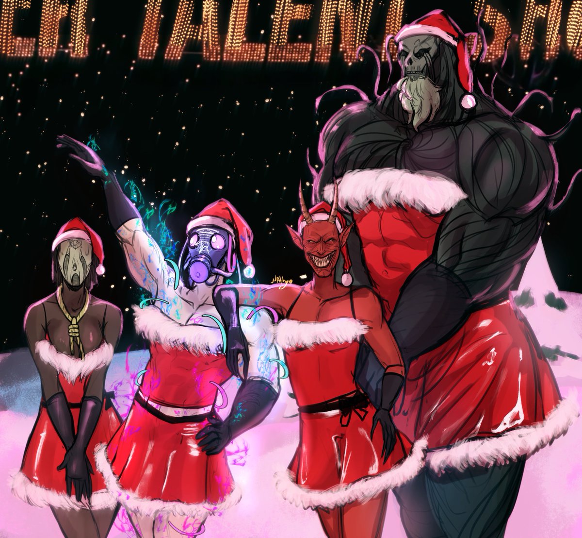 Nathy_bx's tweet image. E com vocês as ajudantes do Noel! 
Feliz Natal!!

#OrdemParanormal #HEXATOMBE