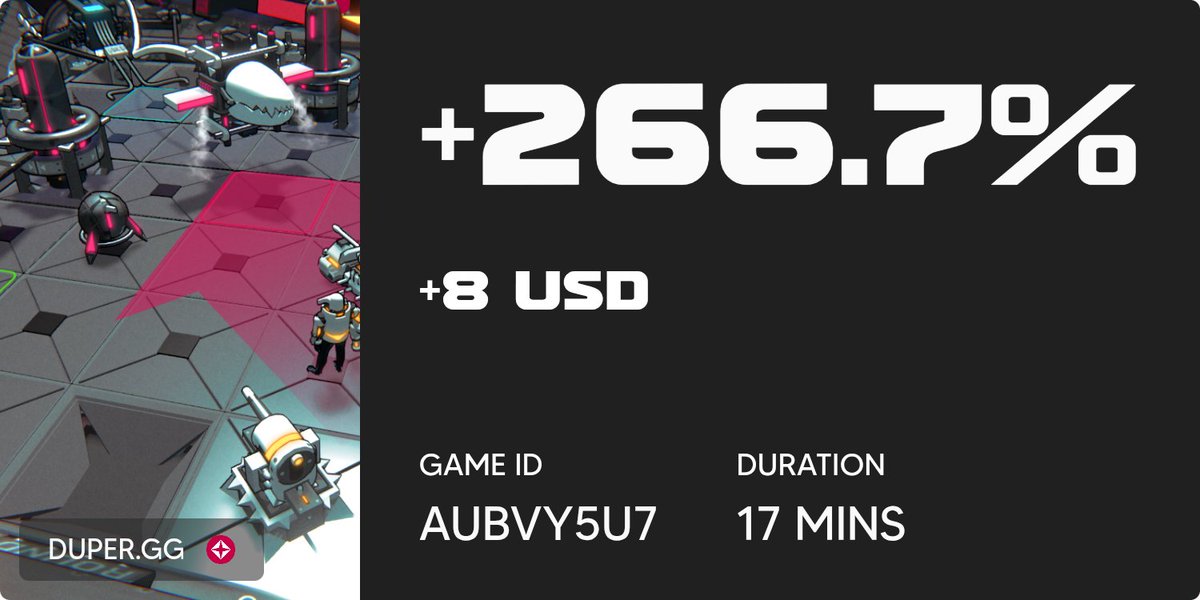 Check out my win on duper.gg! <a href="/playduper/">DUPER ✦</a> 
I love to cook🤑