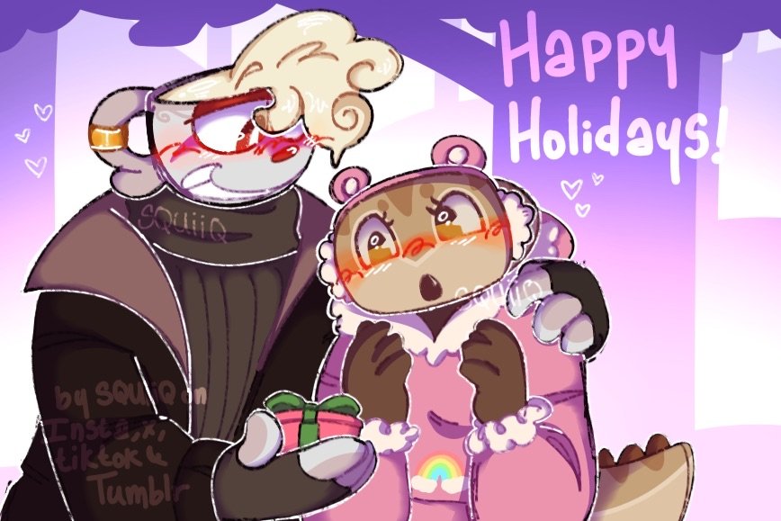 _Squiiq's tweet photo. Happy Holidays from your #1 Cupshell Artist!
#mythofthemachine #cuphead #shellyfossilian #dandysworldshelly #cupshell #smallartists #digitalart https://t.co/CN3V8Dyah2