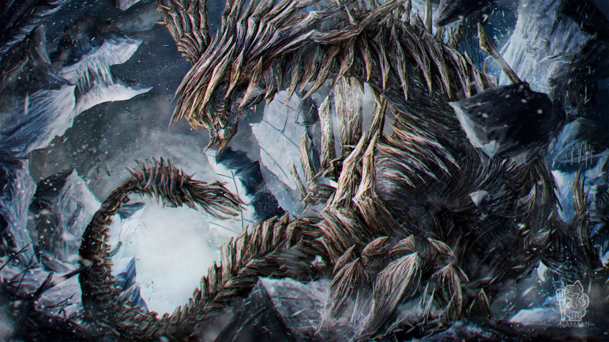 NAMAMI0115's tweet photo. Monster Hunter is a perfect match for the atmosphere I want to express! Great! https://t.co/ySJ4dw4wUT
