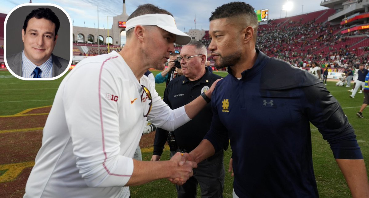 awfulannouncing's tweet photo. Petros Papadakis unloads on Lincoln Riley, USC leadership over Notre Dame rivalry pause https://t.co/ACSmBrT4GA https://t.co/pfYs7w7Iip