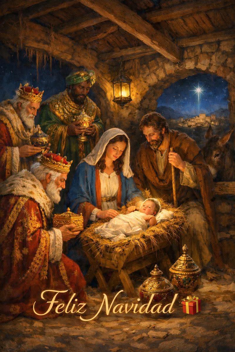 Ya que tanto les molesta la Navidad, inundemos esta red social con el nacimiento más importante d...