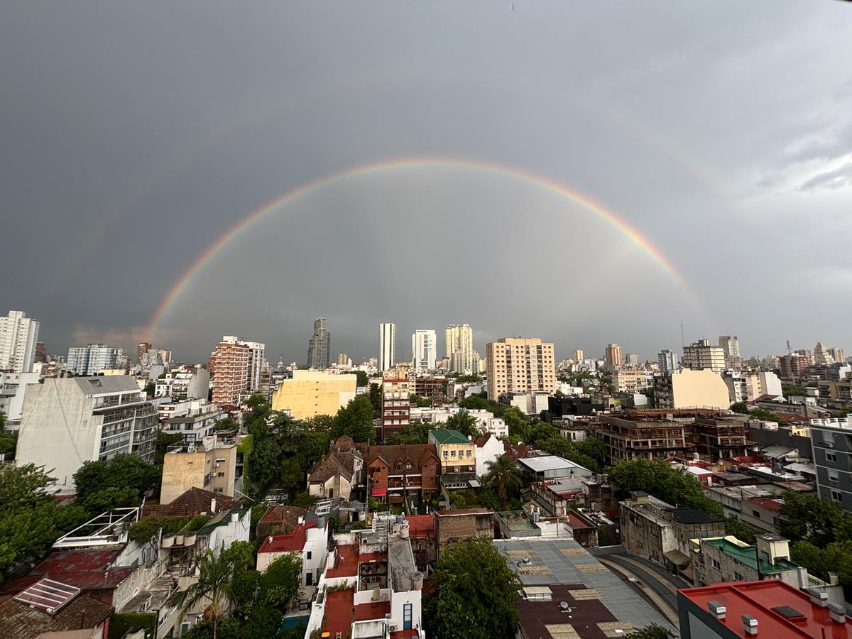 ¡Doble arco iris!