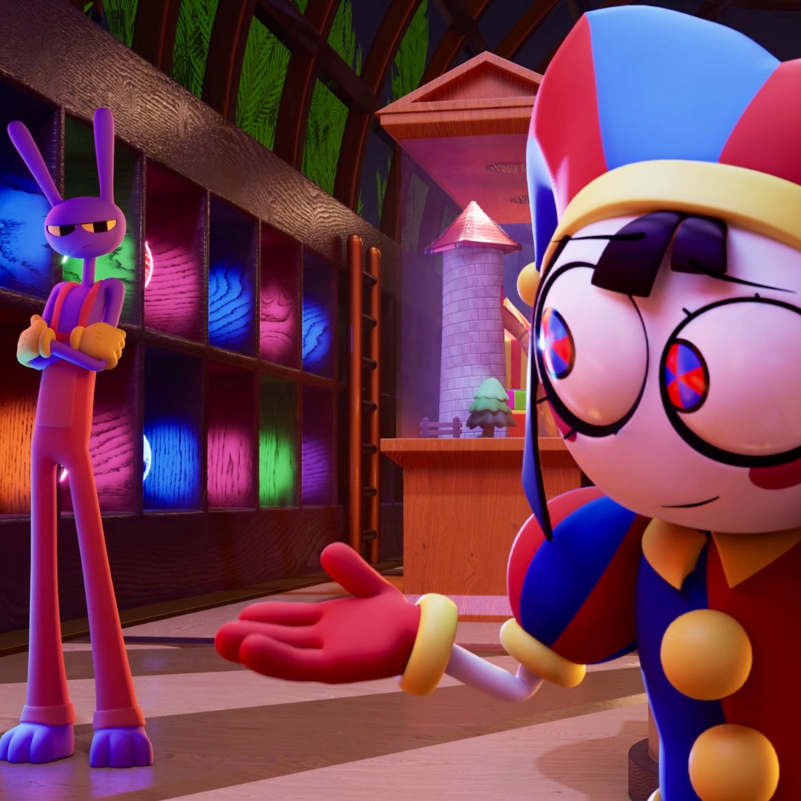 pomni’s growth through jax
(or, why jax might not be the only one benefiting from their friendship)

—🧵a pomni-centric character study thread;