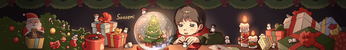 크리스마스 기념으루 셈이랑 교멤눈사람들 🎄🧡