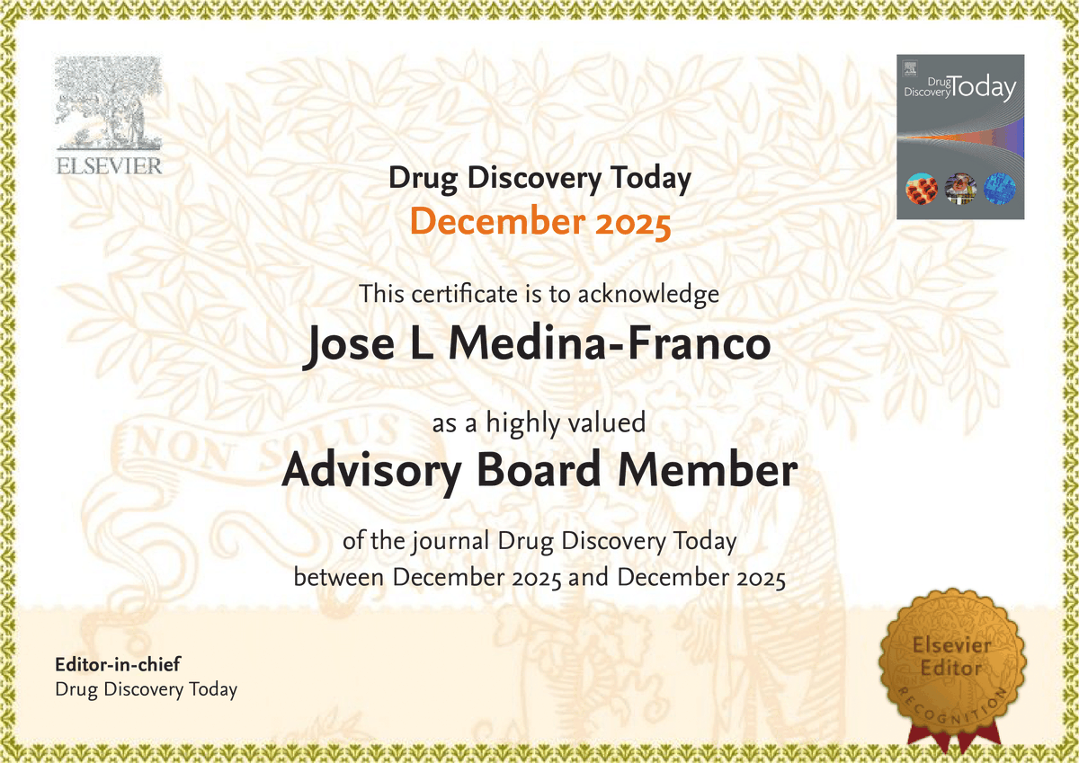 José L Medina-Franco tweet media