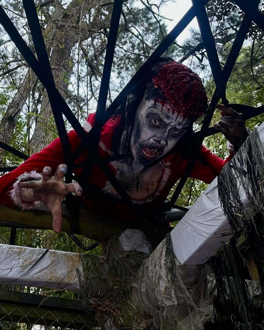 This little elf wants a piece of your mind! 🩸 🧠 

#spookersnz #christmas #spooky #haunt #sfx instagr.am/p/DSocsNuiD2g/