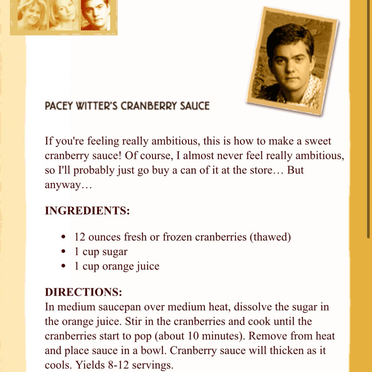 losing it over pacey not being ambitious enough for a three ingredient recipe