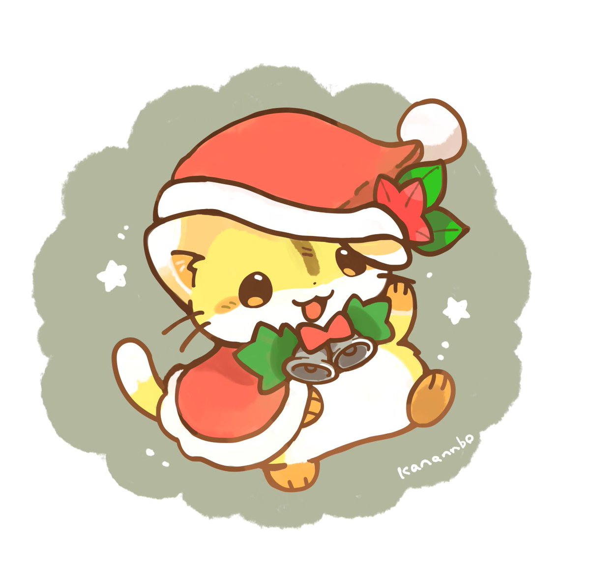 ハムねこサンタさん🎅🎄メリークリスマス♪ #MerryChristmas2025