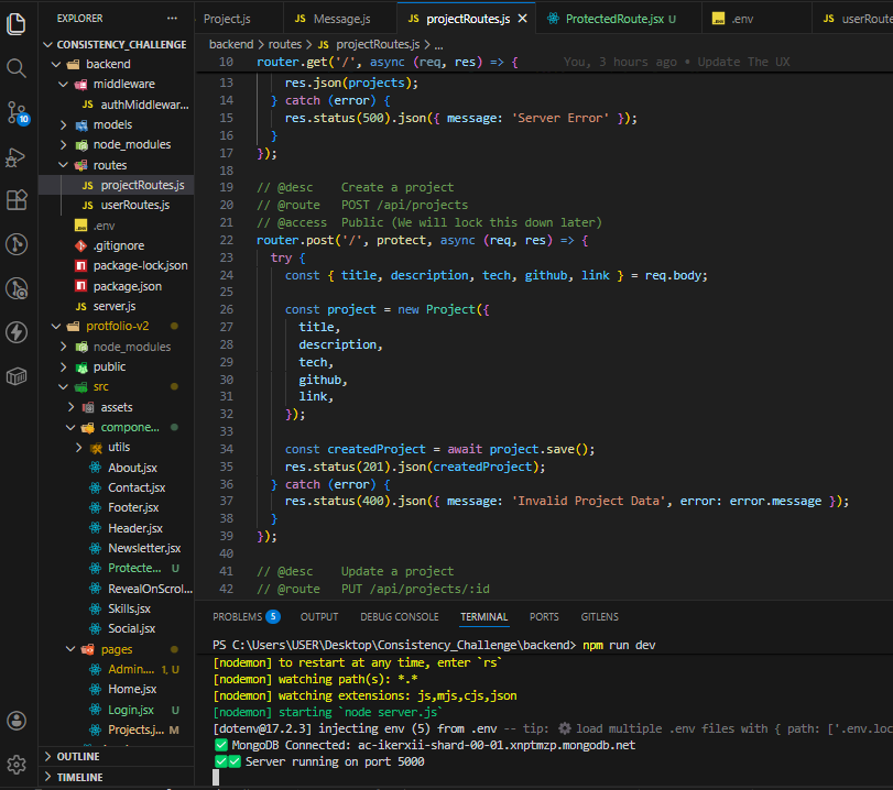 _InfiniteDomain's tweet photo. Started with the non-negotiables: Tahajjud + Gym + Qur'an. ✅Then went deep into the code: • Built an Admin Panel 🛠️ • Implemented CRUD operations.
It’s no longer just a static site. It’s a dynamic app.
Live demo: https://t.co/KNtqrc2cCM

#BuildingInPublic #FullStack #React https://t.co/TQHj1XPsHF