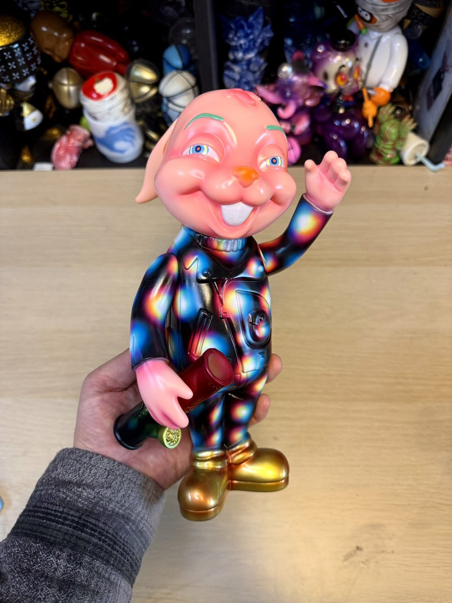 蓄光　BlackBook Toy Bong Bunny　ボングバニー ソフビ BlackBook Toy 10th Anniversary 'Bong Bunny' by Frank Kozik - Vinyl