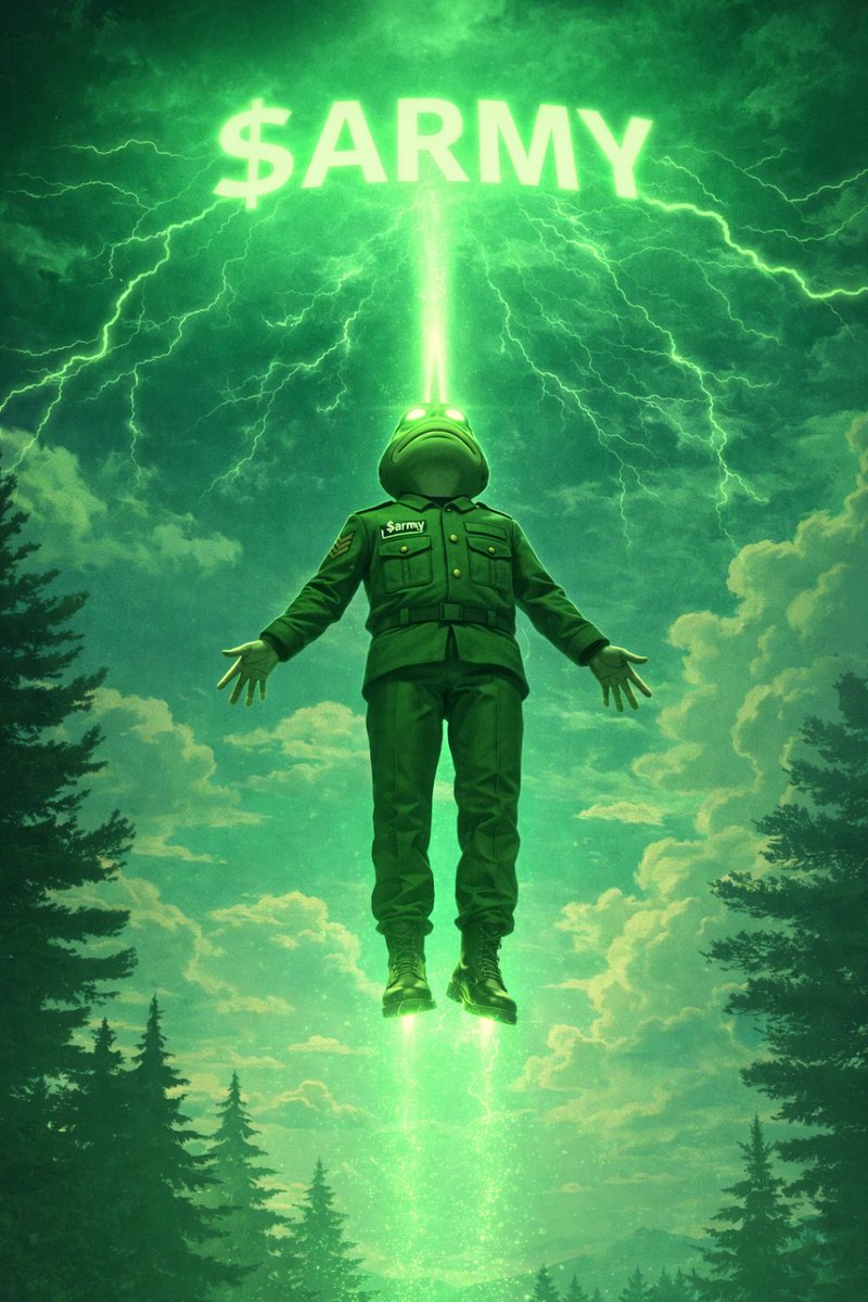 <a href="/cozypront/">Cozy ⓣhe Caller 🔥💃🏻</a> Solana to $1,000 is patience test.
While others doubt, $ARMY builds on SOL with conviction. Strong chain, real community, relentless work ethic. When SOL runs, soldiers already enlisted lead the charge. Fade if you want-history favors the disciplined🐸🎖🪖