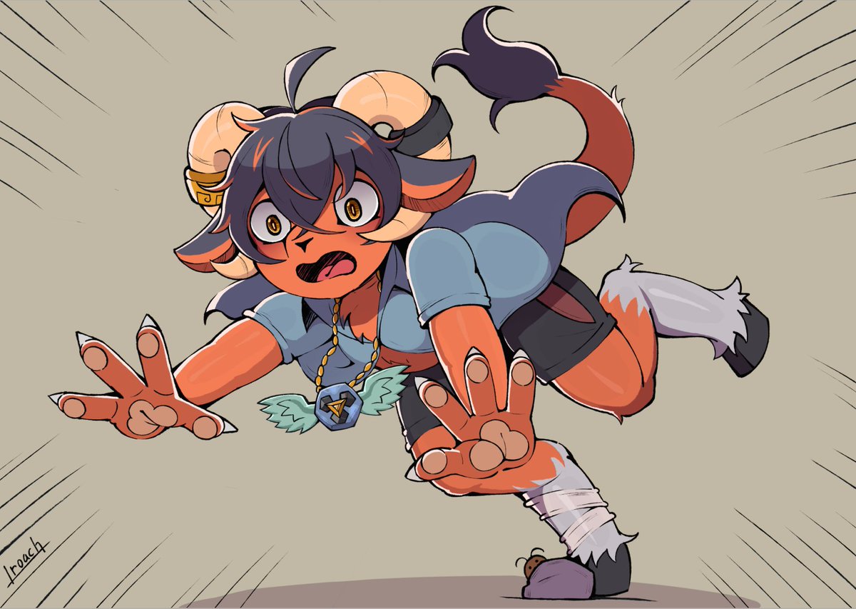 早期小恶魔驯服蹄子珍贵录像
之前的接稿，感谢委托人<a href="/MingWu040513/">铭武_冰彬shin</a>​ 的约稿
#furry​ #oc #约稿​ #接稿 #饥荒