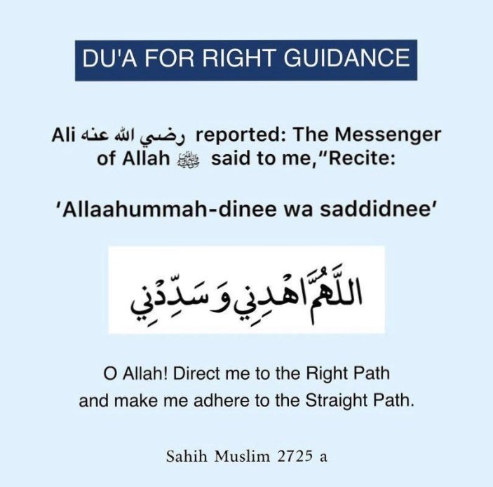 _Muhammadhafz's tweet image. DU'A For Right Guidance!✨🤍🌙