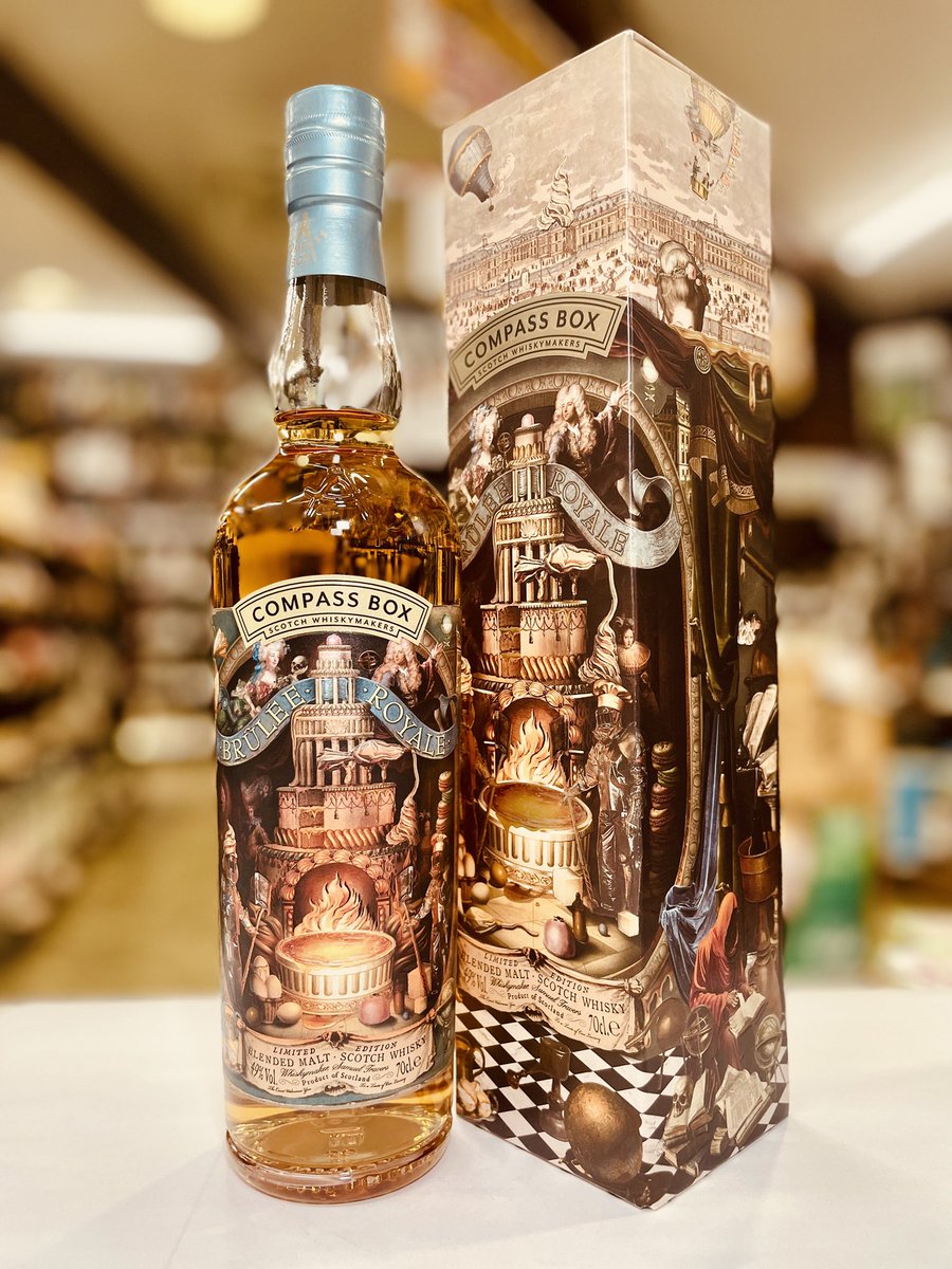 入荷案内】 〈コンパスボックス ブリュレロワイヤル 49% 700ml 大好評