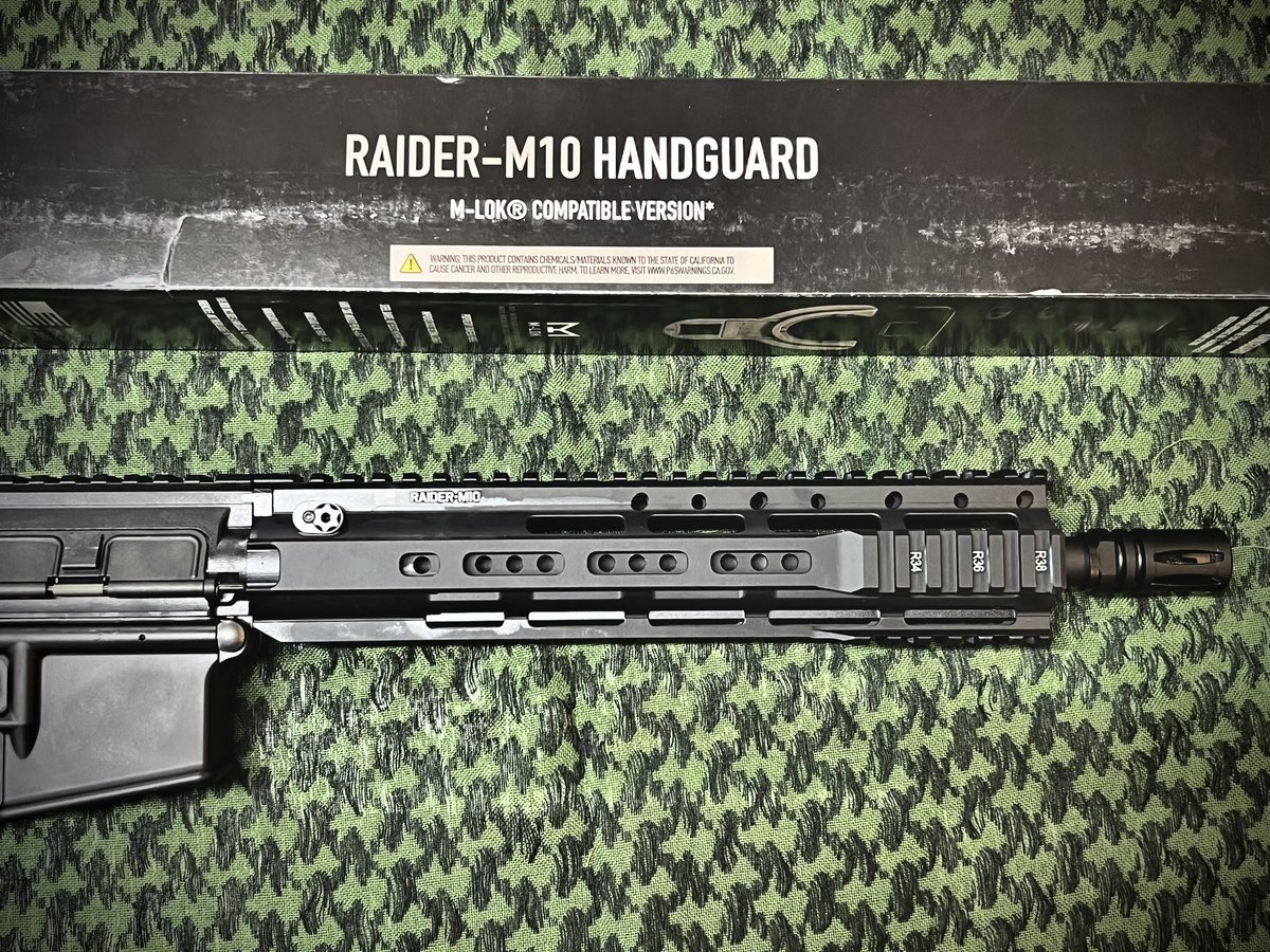 詳細】 BCM RAIDER-M10 ハンドガード + 東京マルイ ガスブローバックM4
