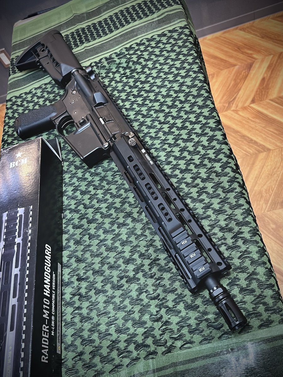 詳細】 BCM RAIDER-M10 ハンドガード + 東京マルイ ガスブローバックM4