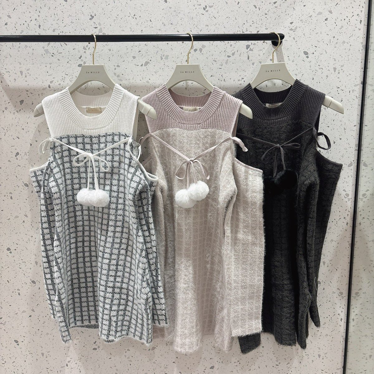 An MILLE♡チェックノースリーブOP An MILLE♡チェックノースリーブOP An MILLE♡チェックノースリーブOP