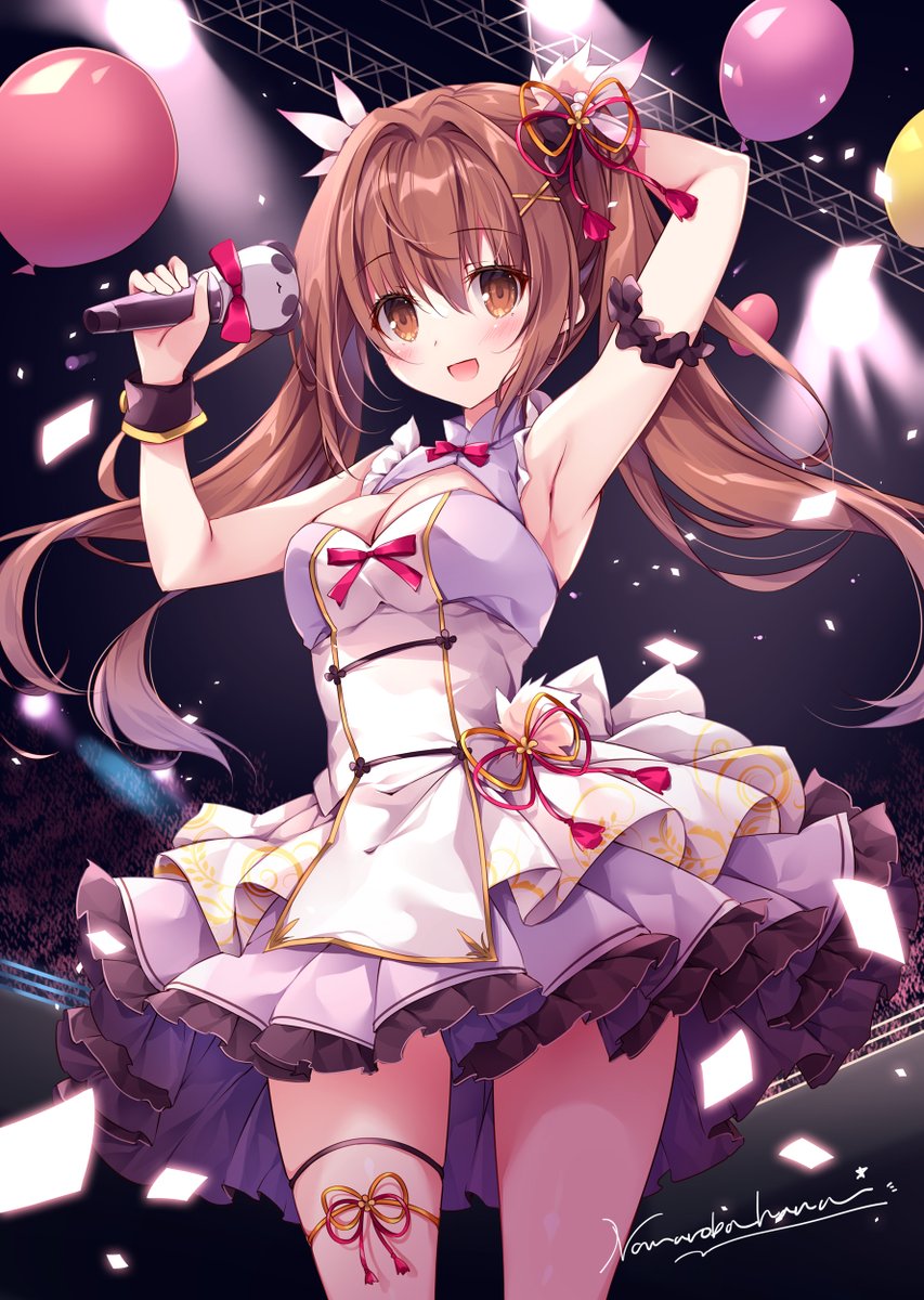 「『(締切の)カウントダウンライブはじまるよぉ～～!』 まみちゃん現実的ぃ! 冬コ」|ななろば華*4/29コミ1*F21aのイラスト