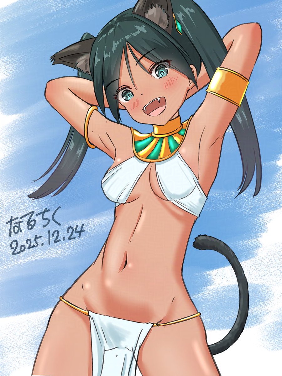 お誕生日🎂おめでとうルッキーニ🎉

C107カラーイラスト本に収録しているエジプトコスのルッキーニです! 